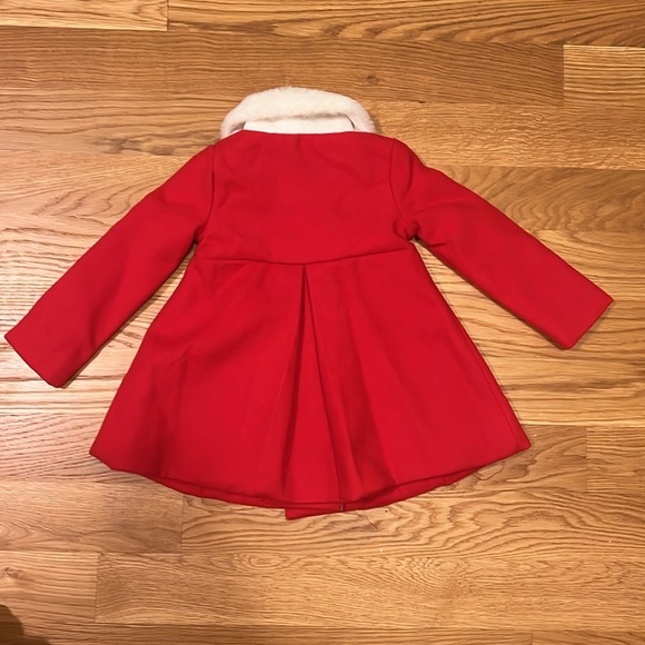 Red holiday coat - Picture 4 of 5